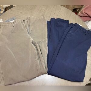 Dockers Men's Tan and Navy Chinos